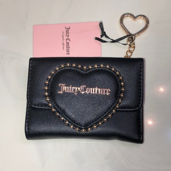 Juicy Couture Liquorice Love Never Dies Double Sided Trifold Wallet NWT - Picture 16 of 16